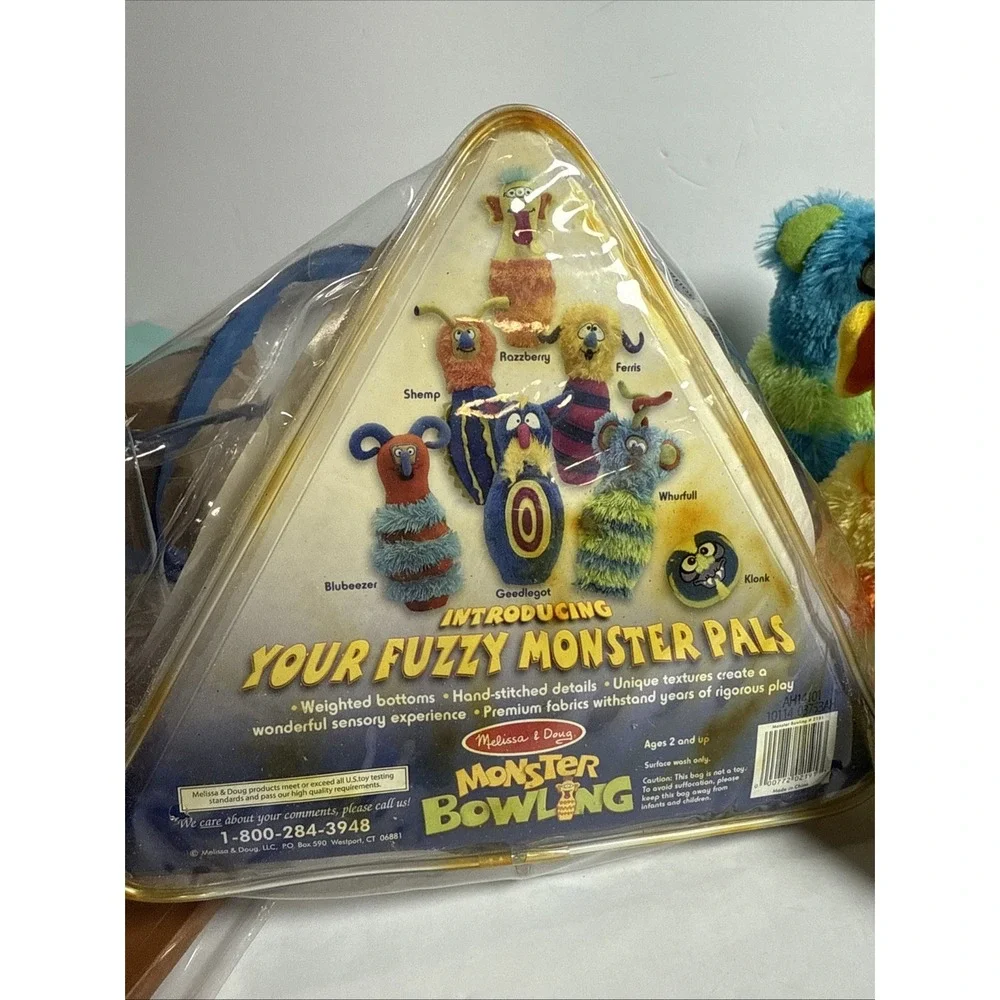 Melissa‎ & Doug 6 Pin Plush Monster Bowling